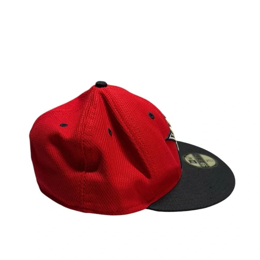 New York Yankees New Era 59fifty Hat Size 7.5 American Flag Star‎ MLB On Field